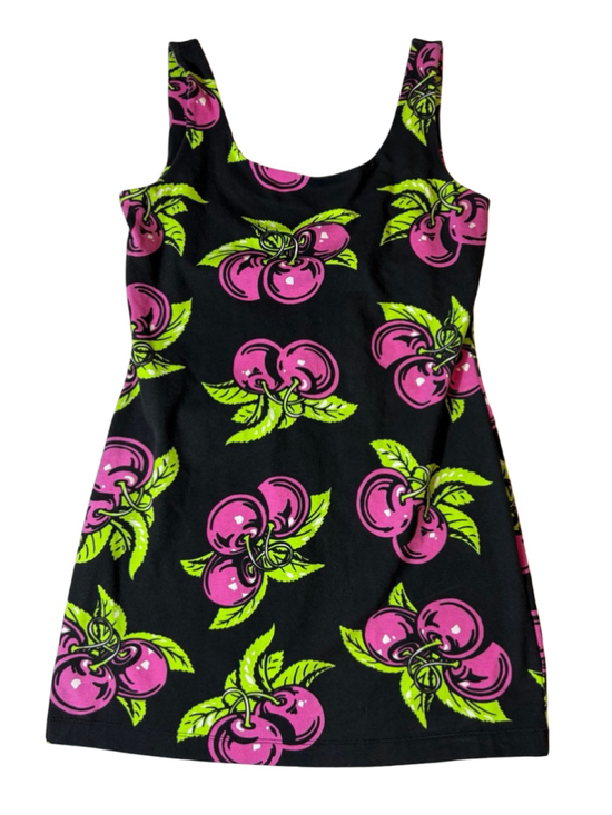 Betsey Johnson Dresses & Skirts - Rare Y2K Betsey Johnson Punk Label Archive Cherry Print Mini Dress